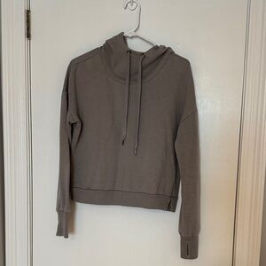 Cozy Gray Women's Hoodie Sweater- size medium